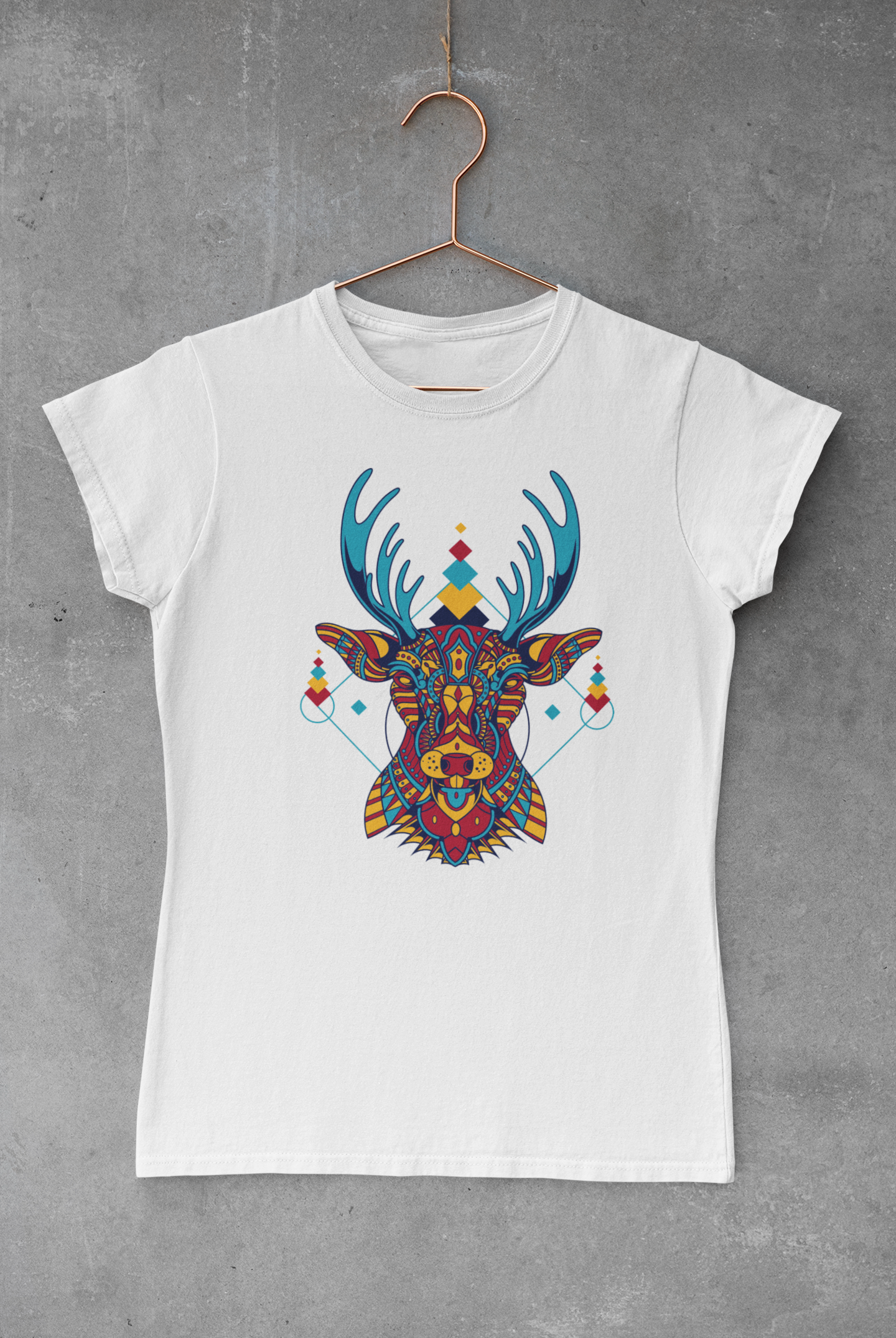 Deer Mandala Transfer