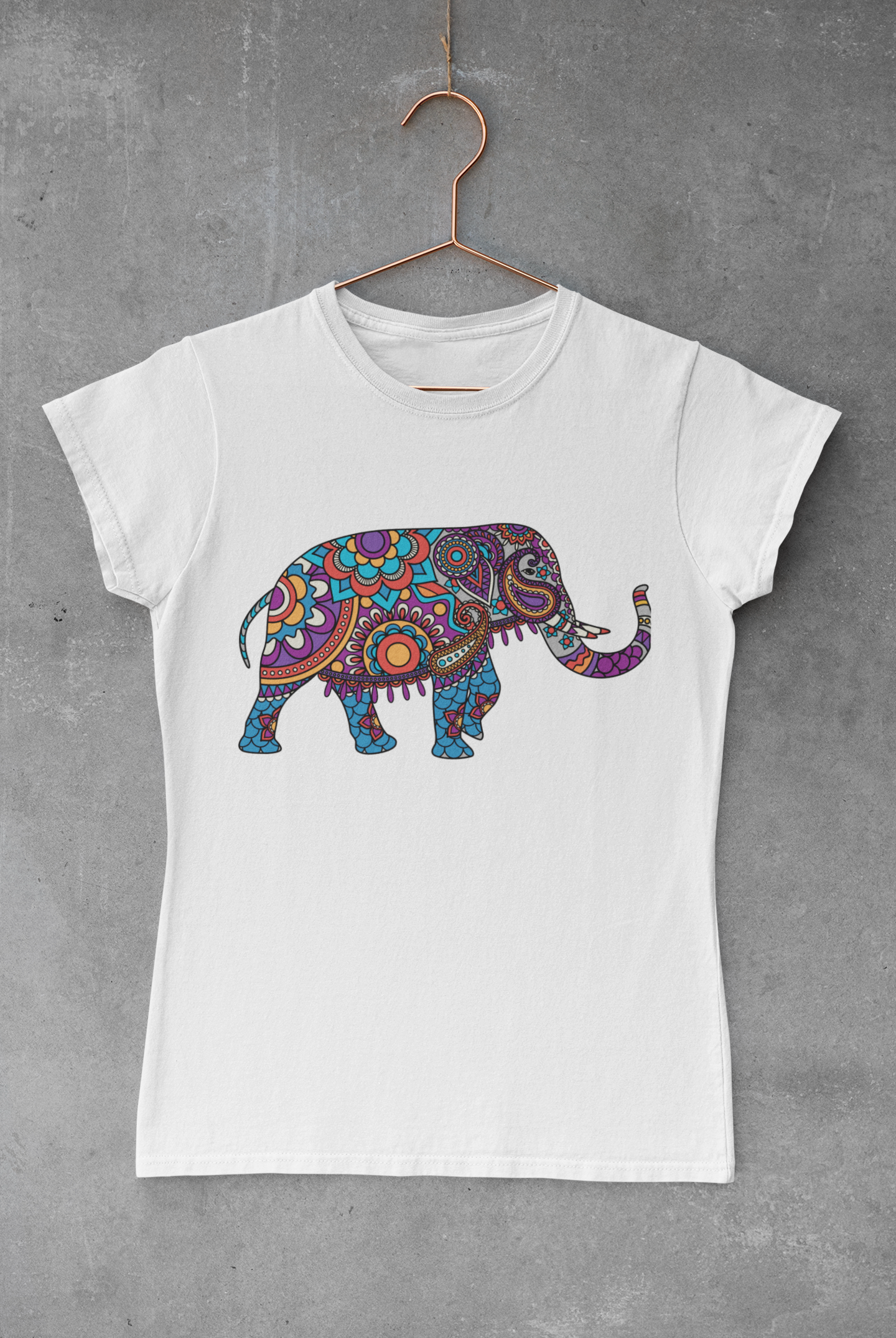 Elephant Mandala Transfer