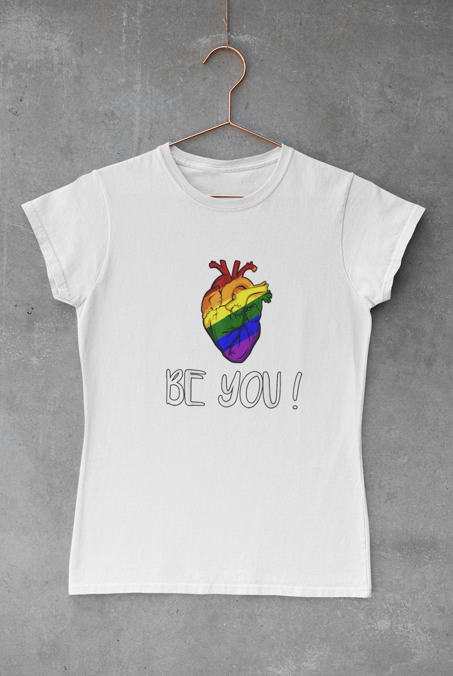Rainbow Heart Be You Transfer
