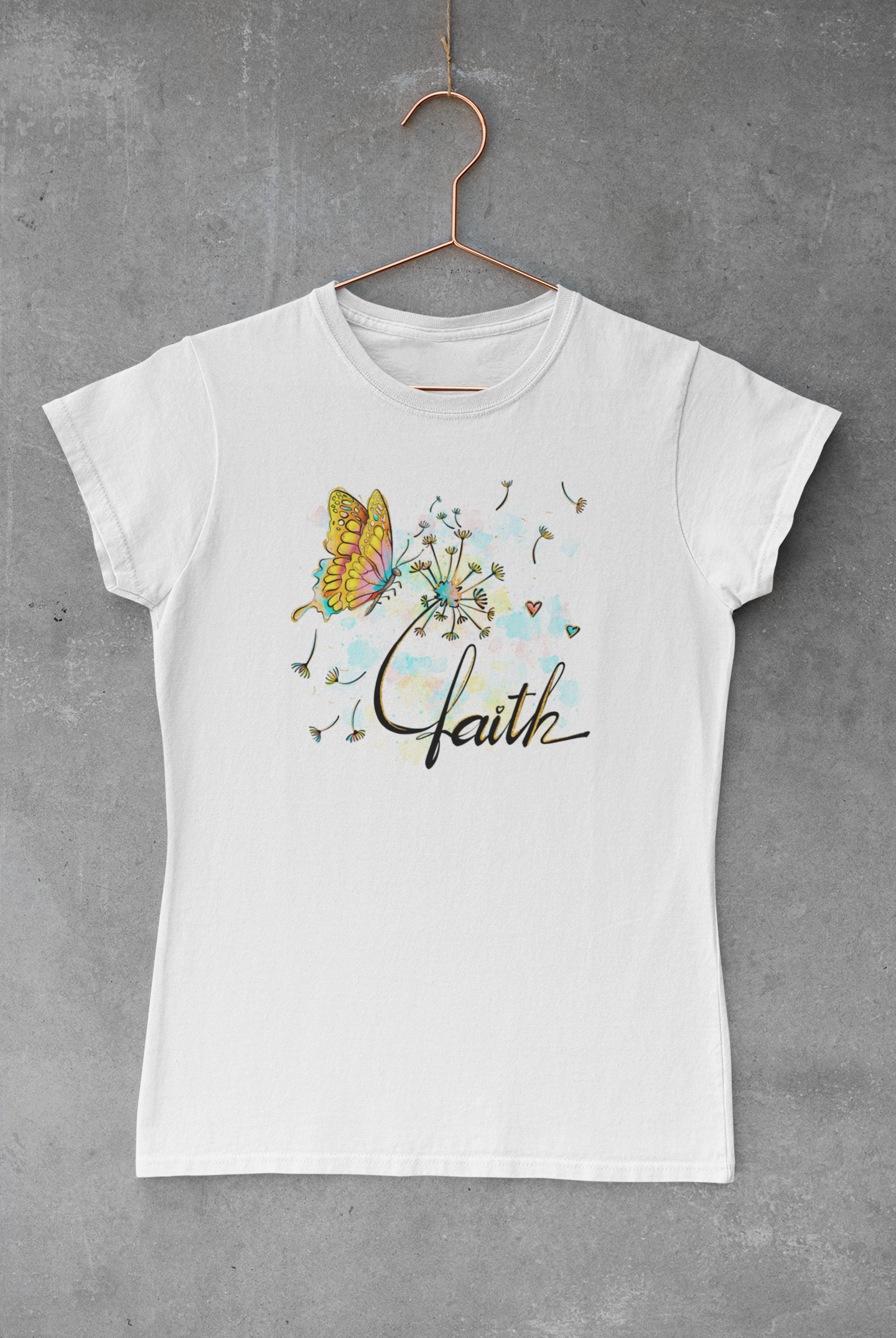 Butterfly Faith Dandelion Transfer