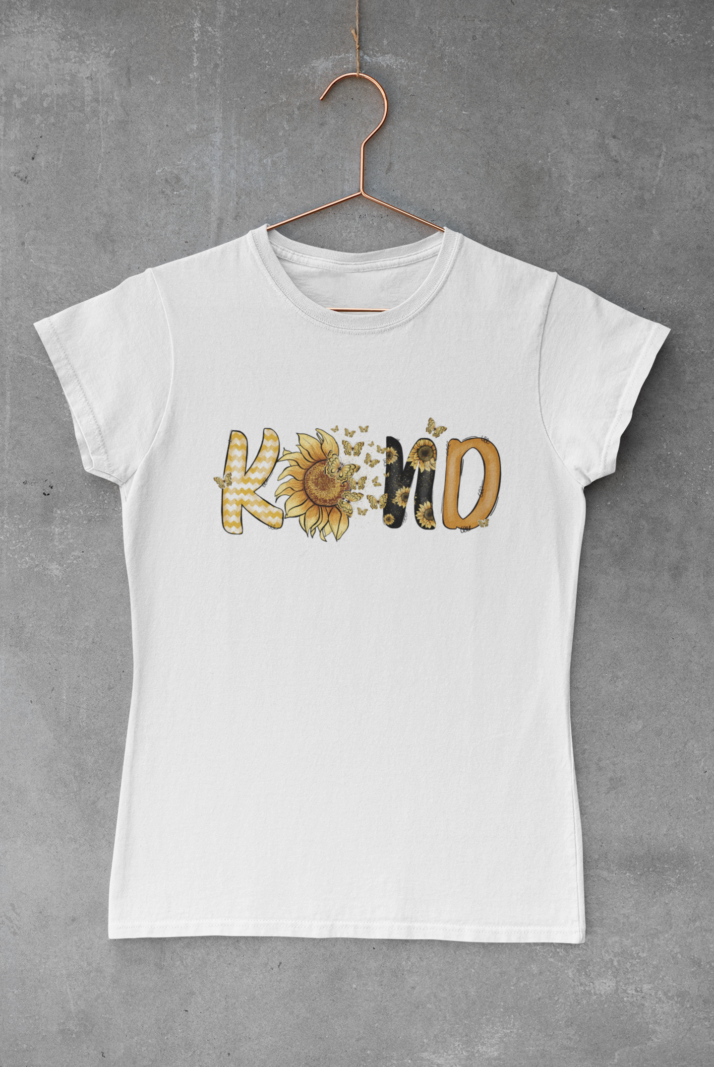 Kind Sunflowers & Butterflies Transfer
