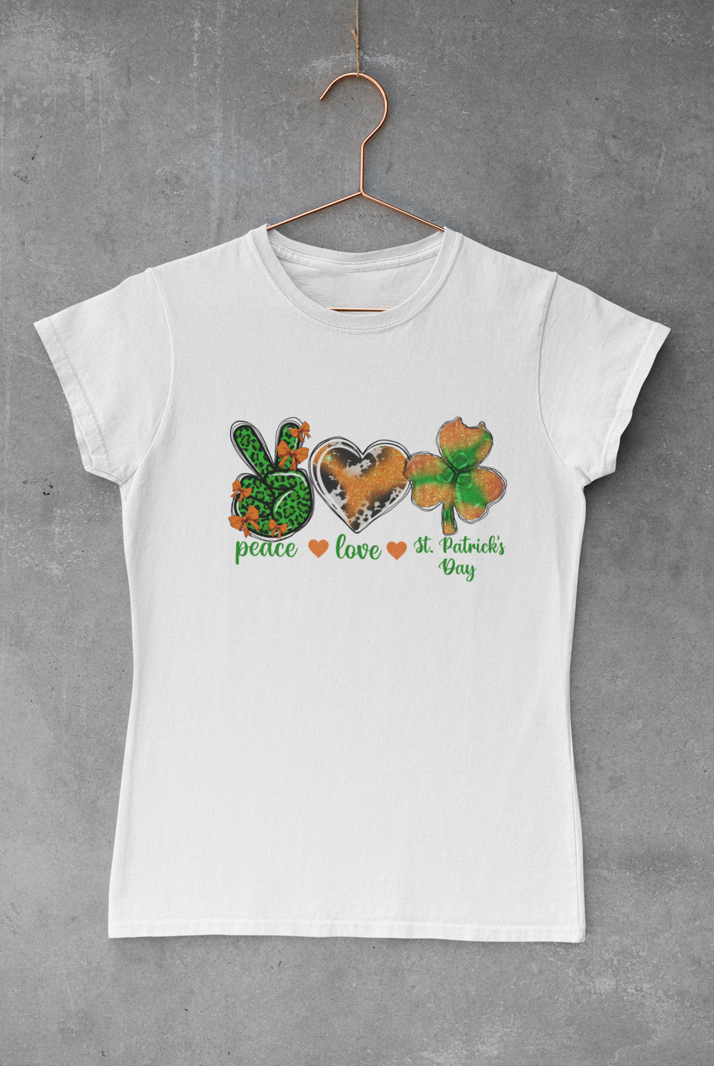 Peace Love St Patty Transfer