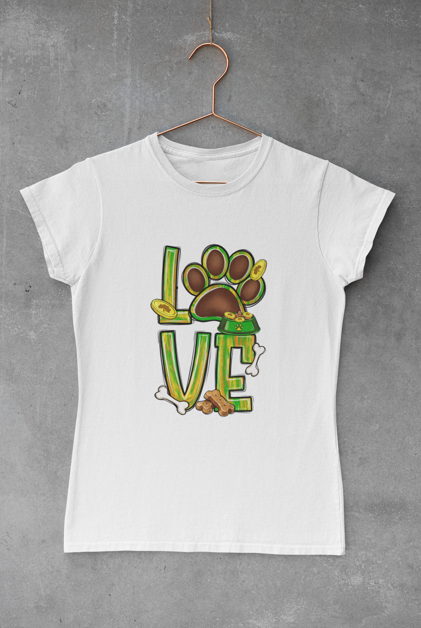 St Patty Love Paw Transfer