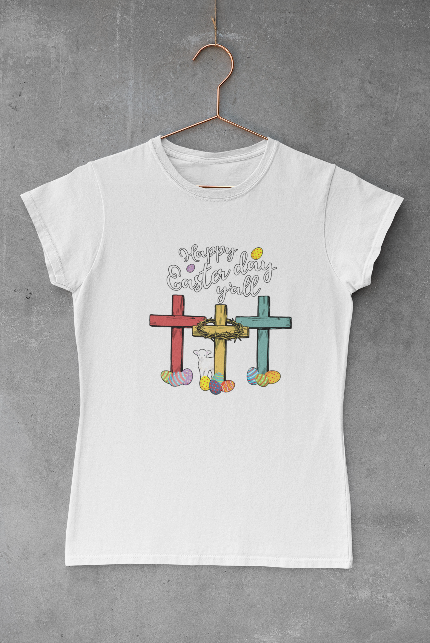Three Easter Crosses Transfer