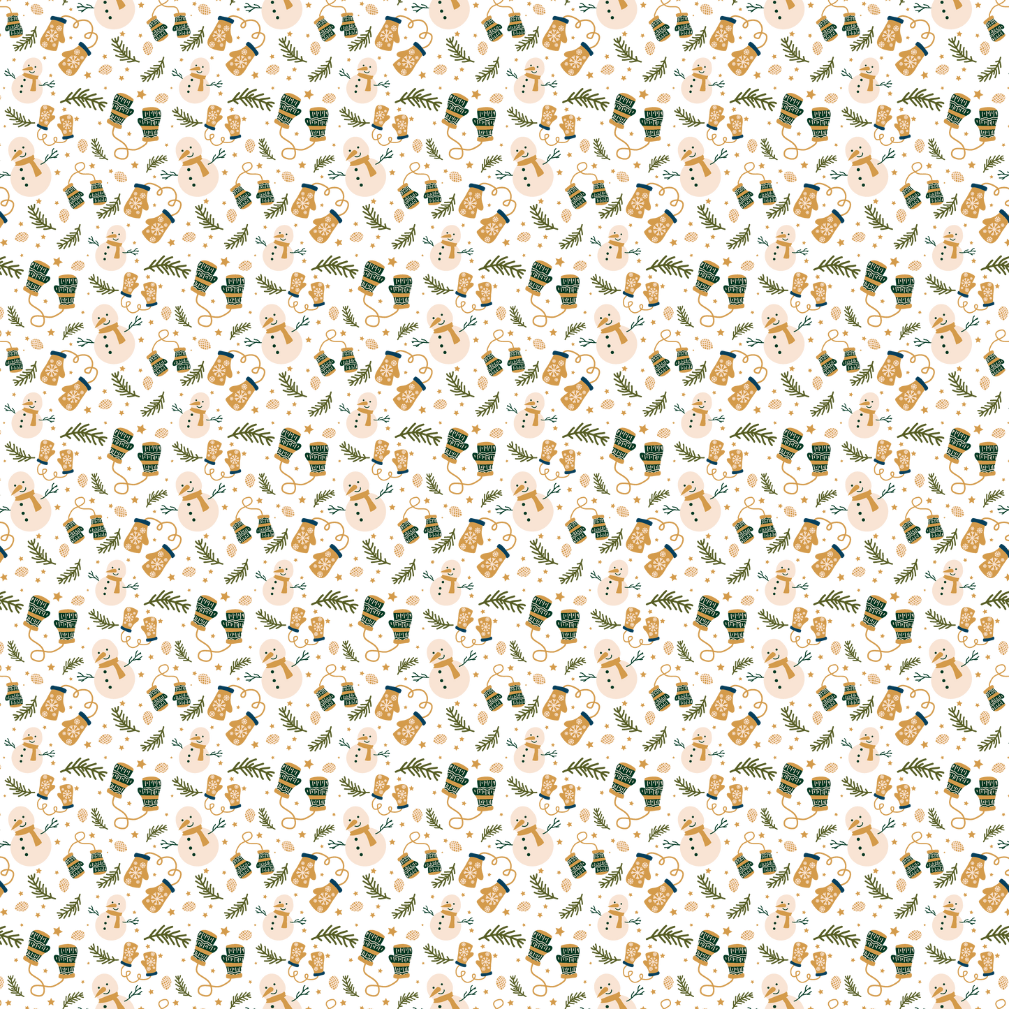 Snow Day 12x12 Patterned Vinyl Sheet