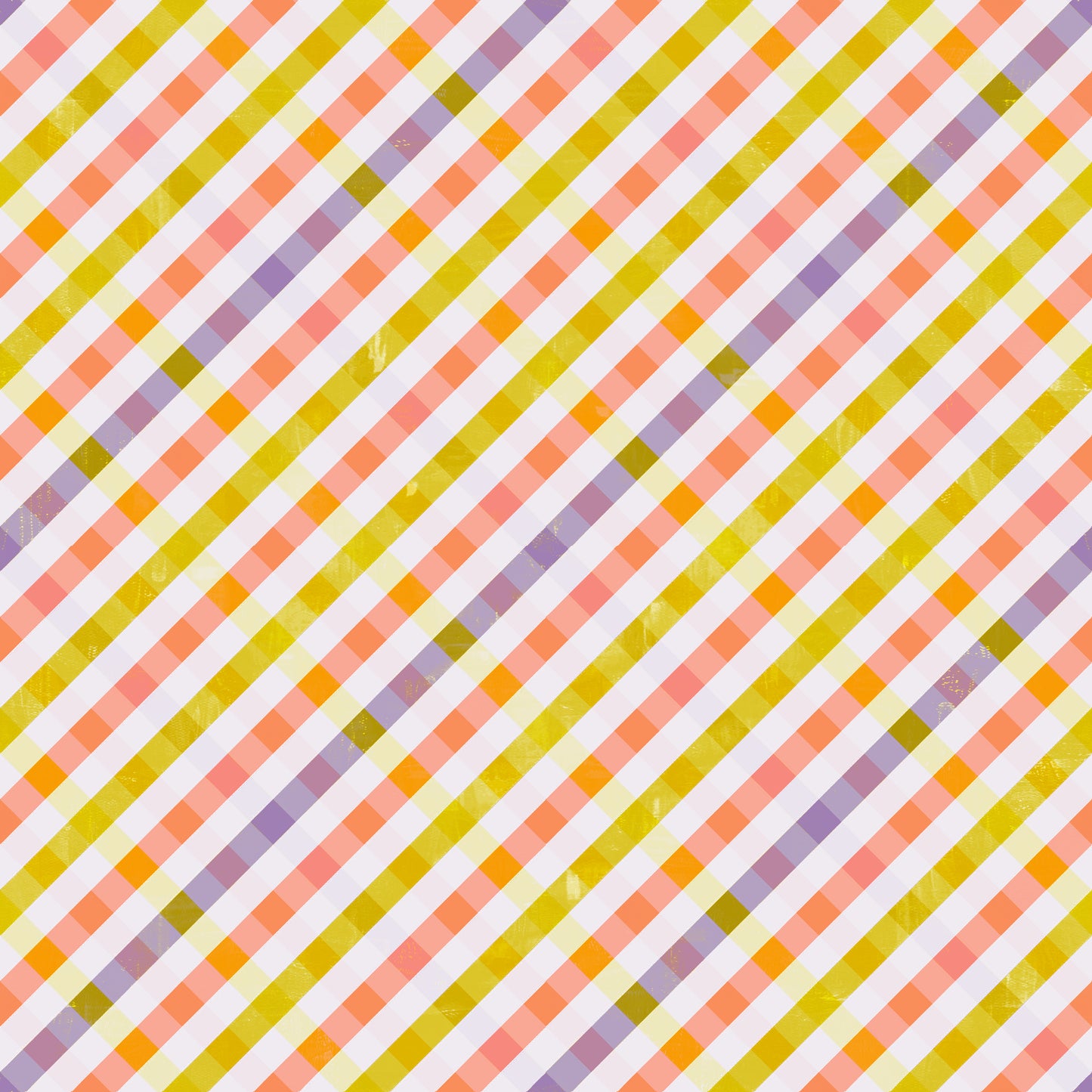 Summer Day Plaid 12x12 Patterned Vinyl Sheet