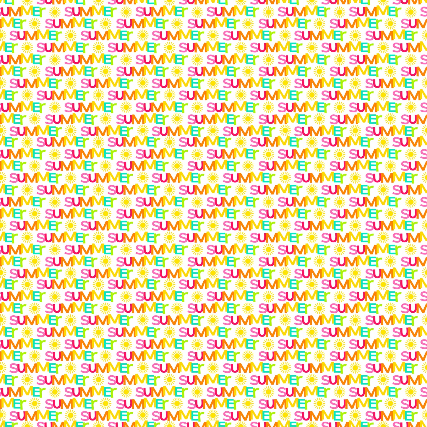 Summer Text 12x12 Patterned Vinyl Sheet