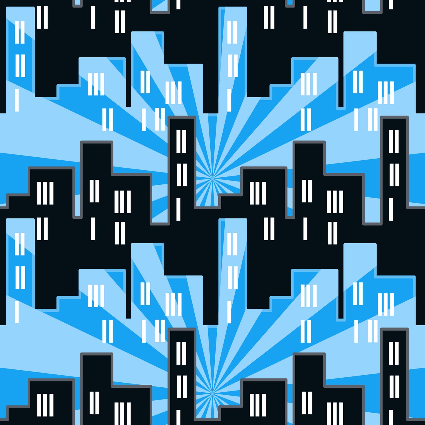 Superhero City 12x12 Patterned Vinyl Sheet