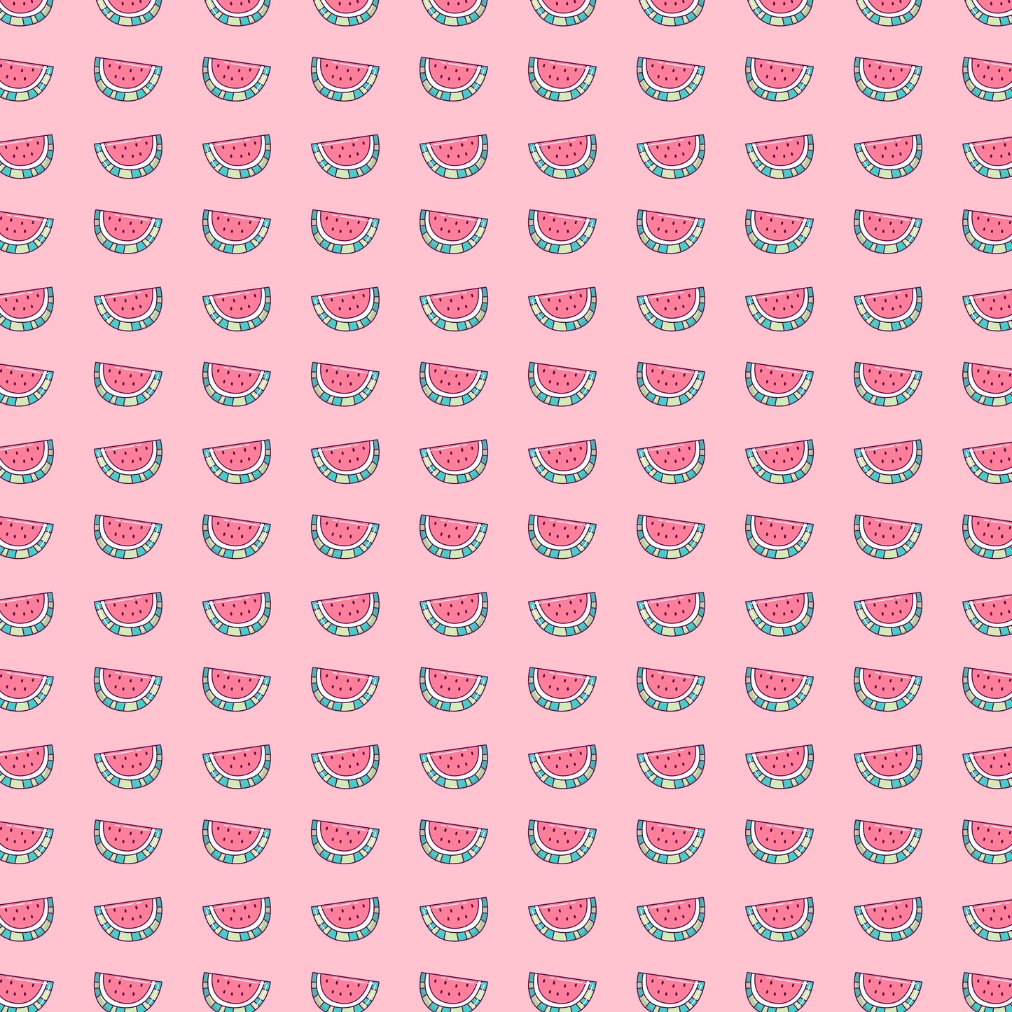 Sweet Pink Watermelons 12x12 Patterned Vinyl Sheet