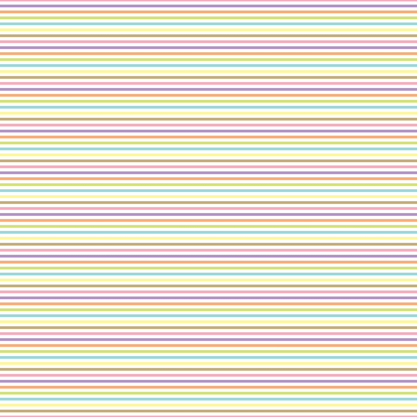 Sweet Spring Stripes 12x12 Patterned Vinyl Sheet