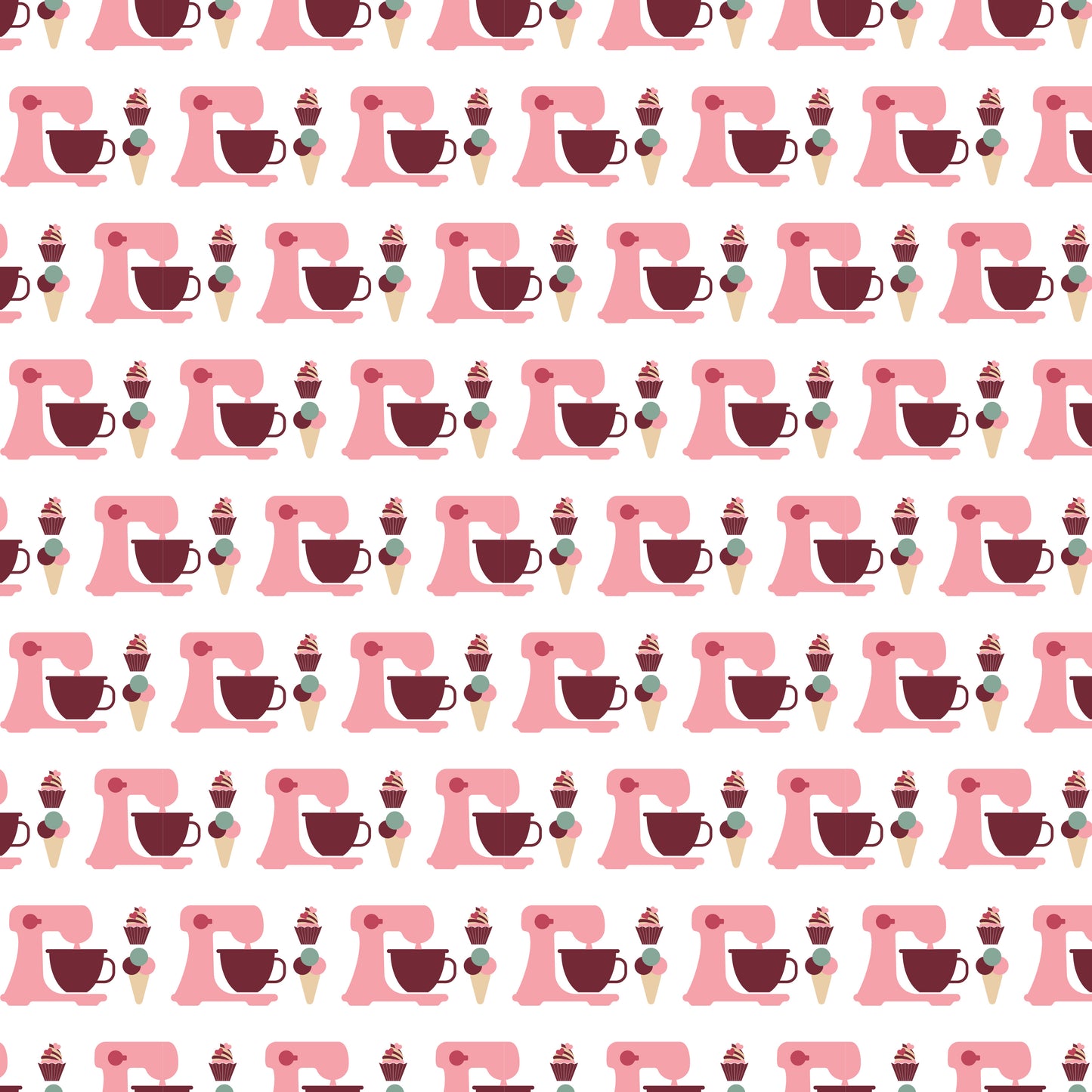 Sweet Stand Mixers 12x12 Patterned Vinyl Sheet