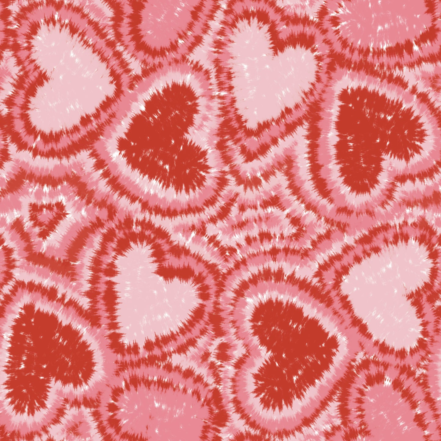 Tie-dye Hearts 12x12 Patterned Vinyl Sheet