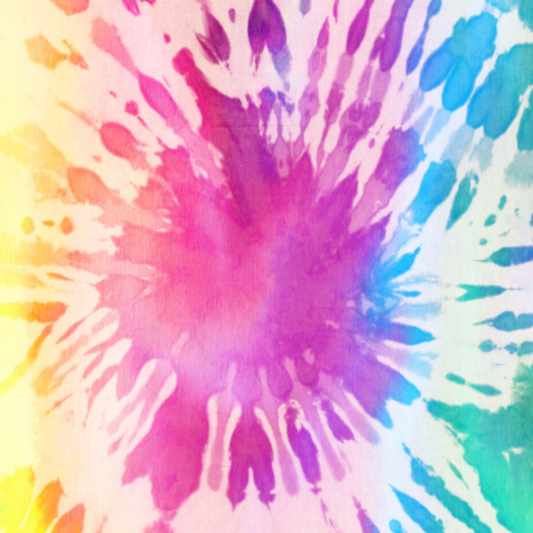 Tie-Dye Spiral 12x12 Patterned Vinyl Sheet