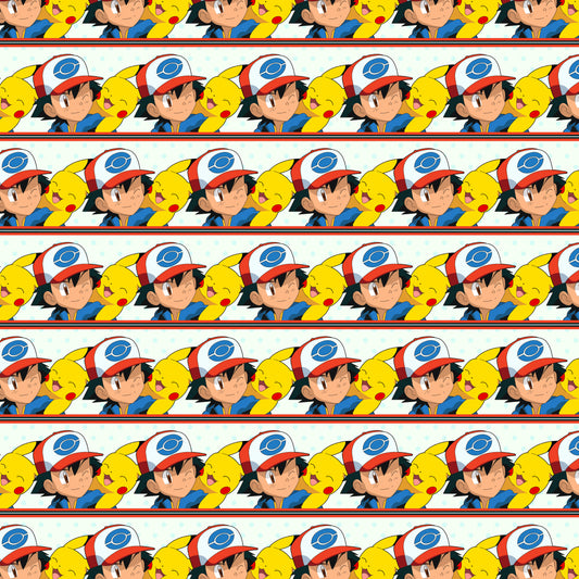 Trainer & Pocket Monster 12x12 Patterned Vinyl Sheet