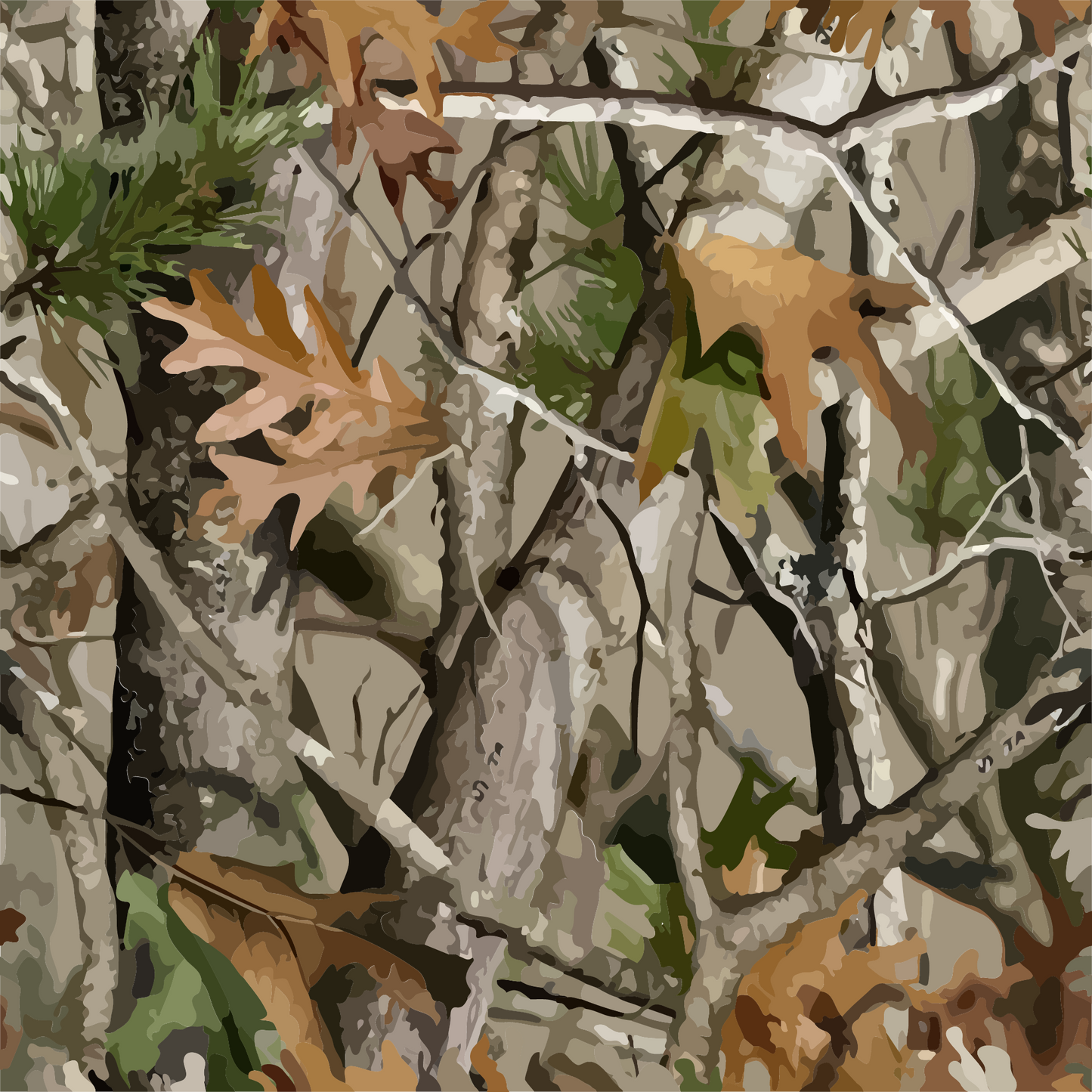 Tree Camo 12x12 Patterned Vinyl Sheet