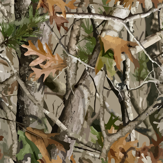 Tree Camo 12x12 Patterned Vinyl Sheet