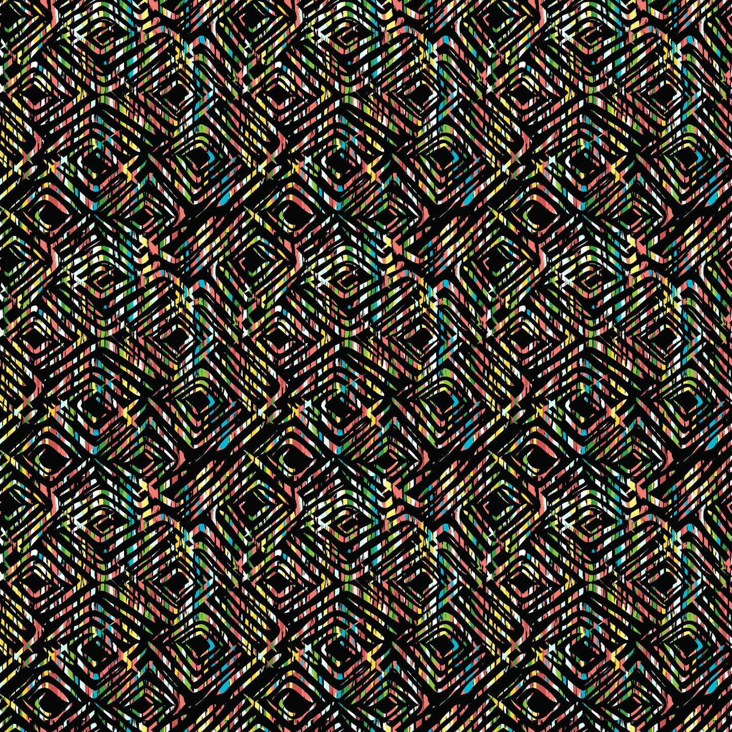 Tropical Tiki 12x12 Patterned Vinyl Sheet