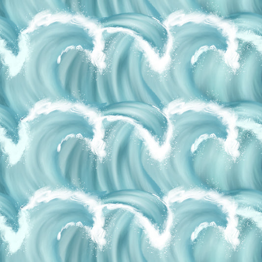 Tropical Waves 12x12 Patterned Vinyl Sheet