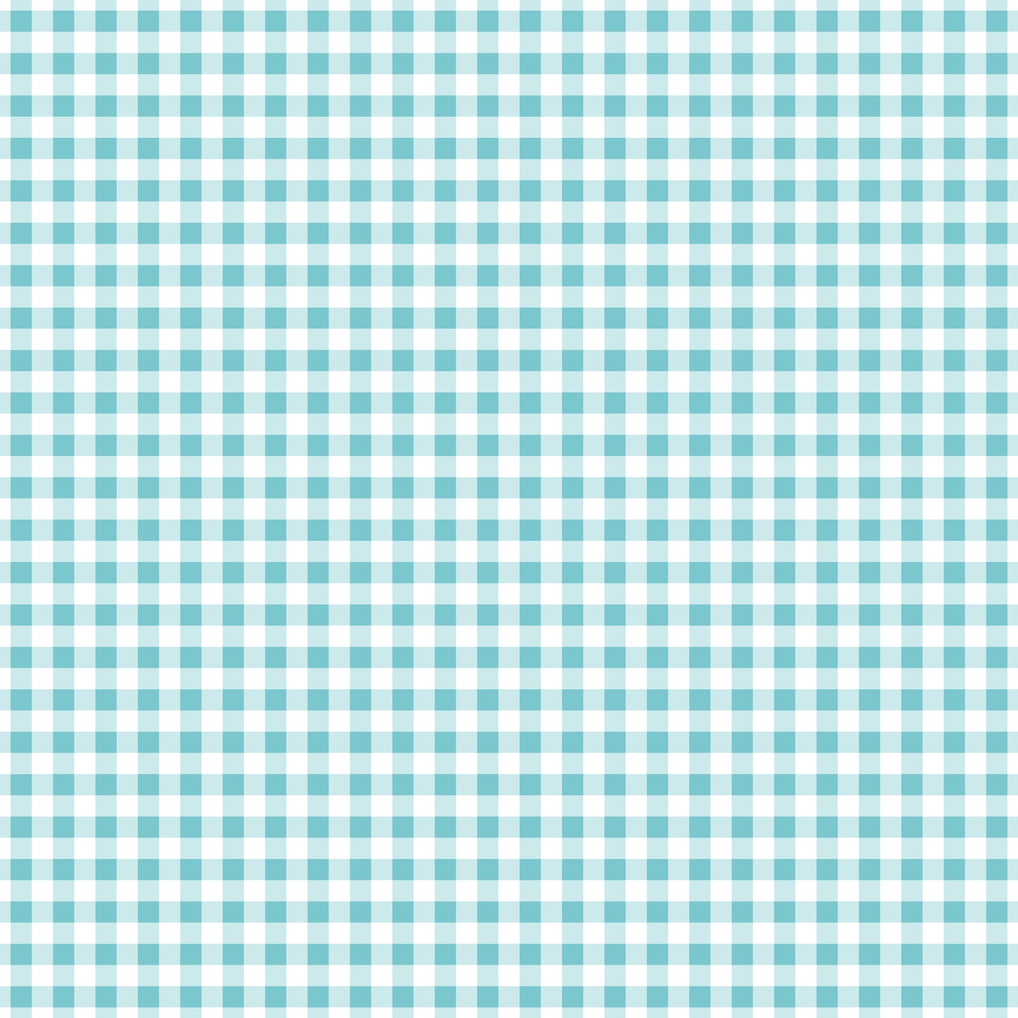 Turquoise Checkered Plaid 12x12 Patterned Vinyl Sheet