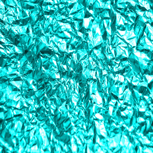 Turquoise Crinkle Texture 12x12 Patterned Vinyl Sheet