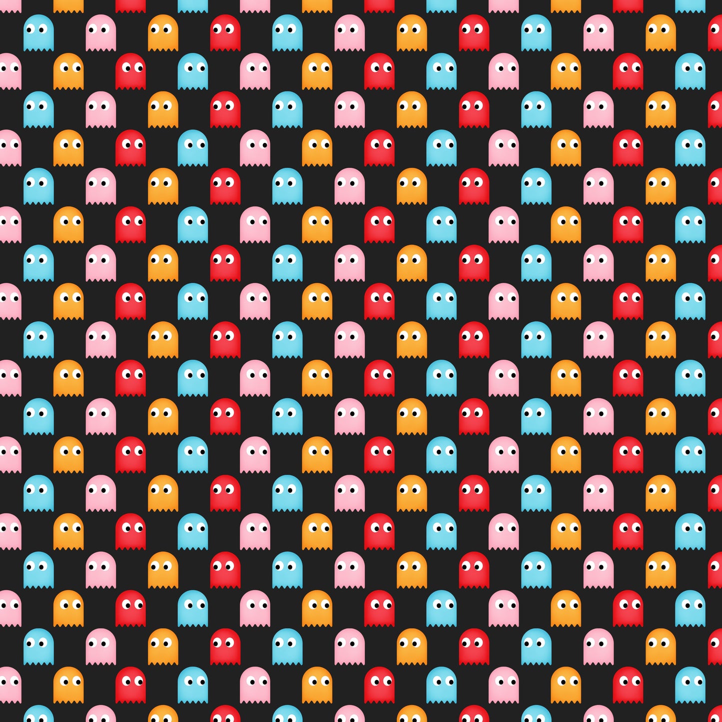 Video Game Ghosts 12x12 Patterned Vinyl Sheet