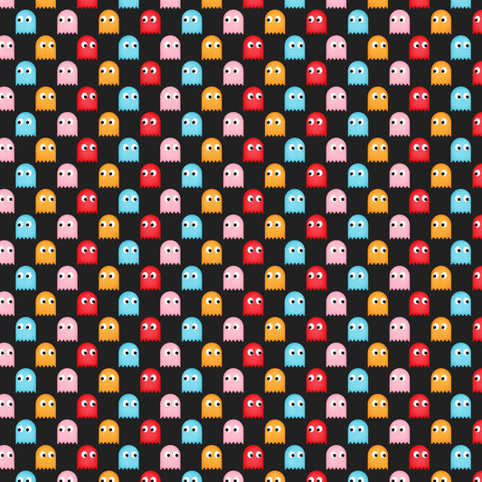 Video Game Ghosts 12x12 Patterned Vinyl Sheet