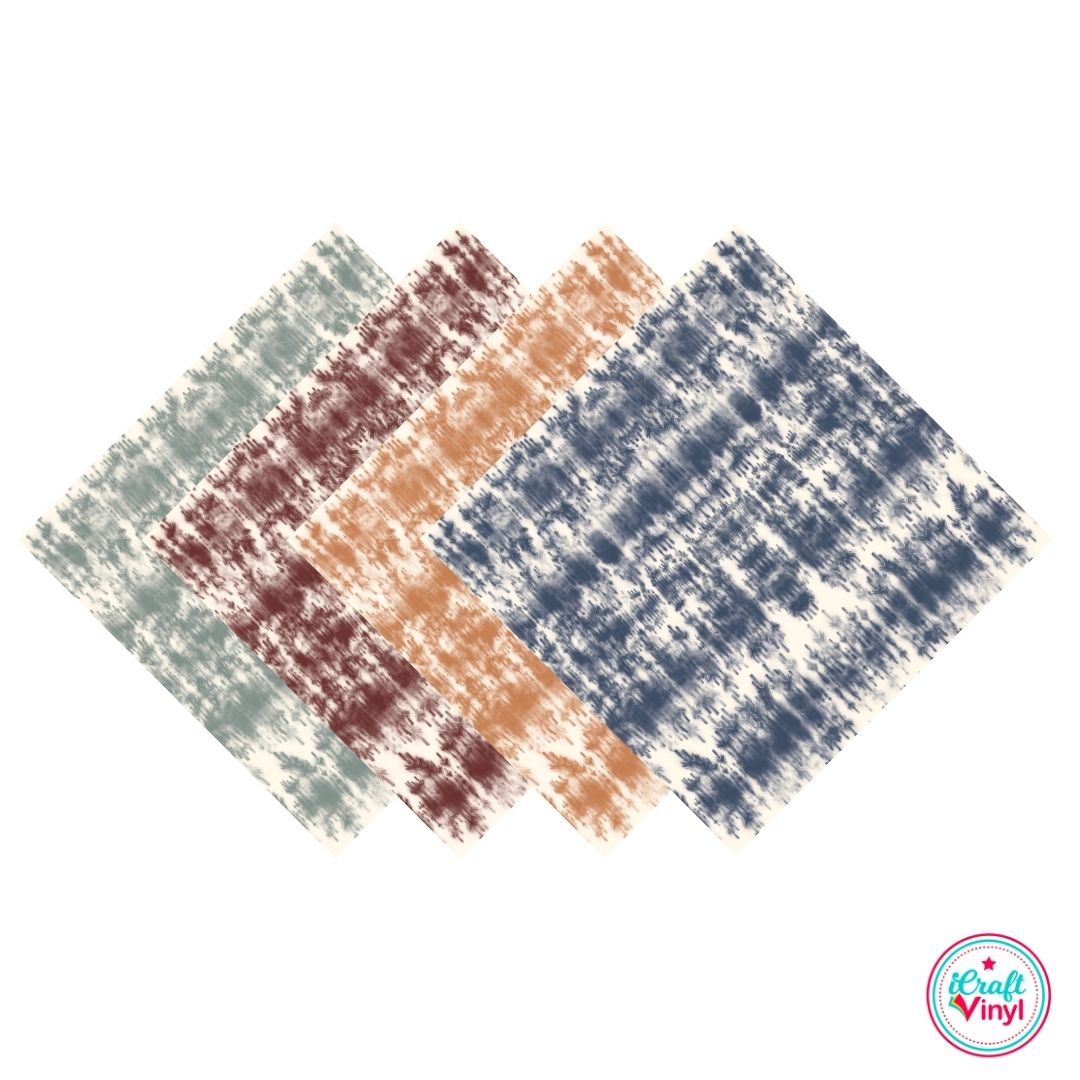Warm Tones Tie-Dye Patterned Pack