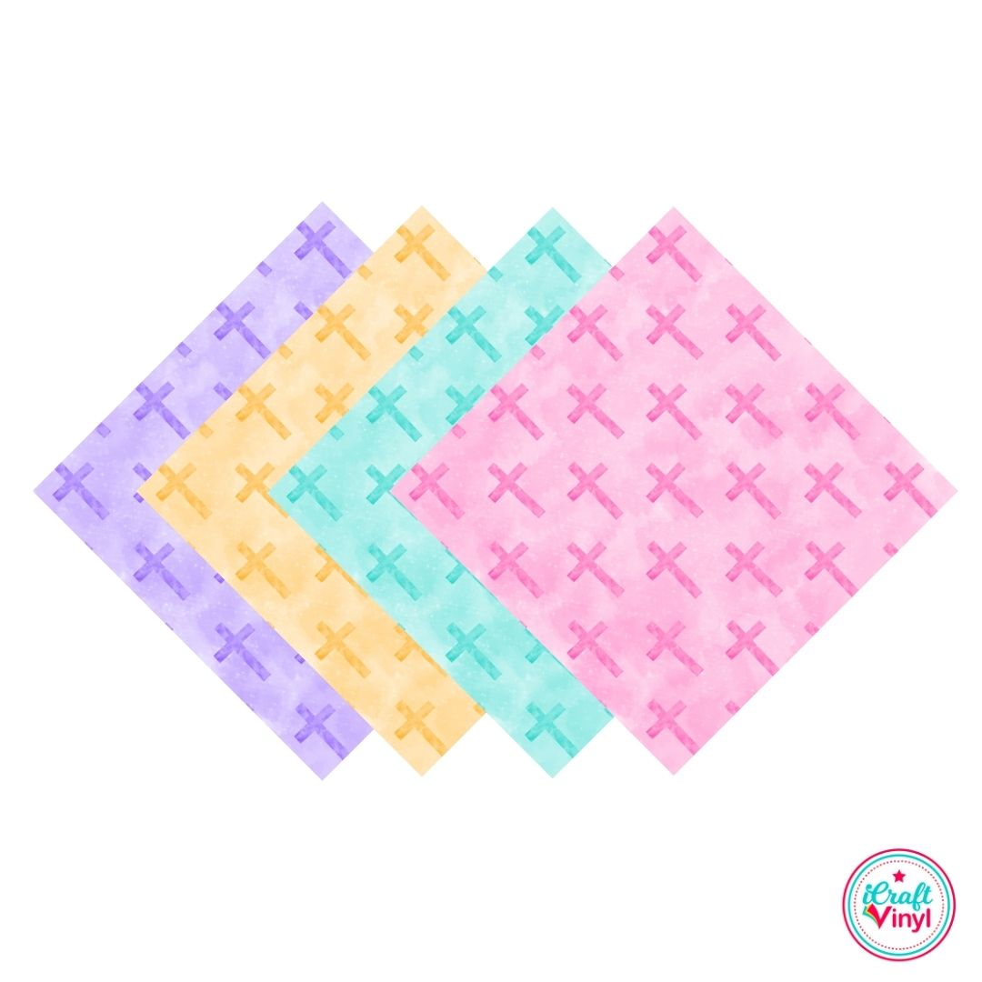 Watercolor Crosses Patterned Pack