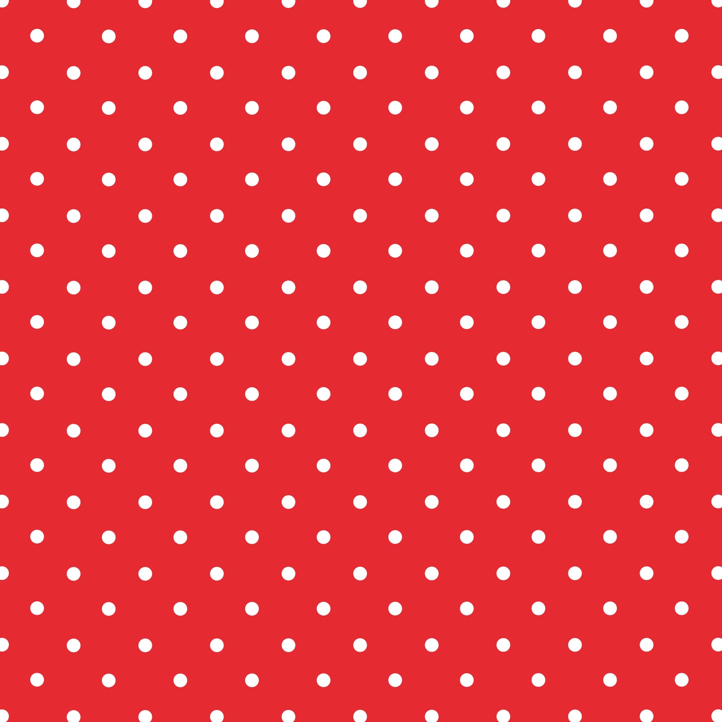 White & Red Polkadots 12x12 Patterned Vinyl Sheet