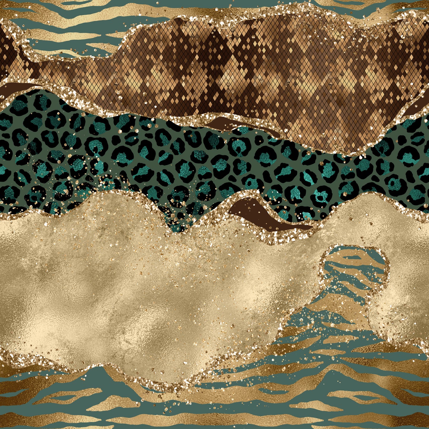 Wild Glitter 12x12 Patterned Vinyl Sheet