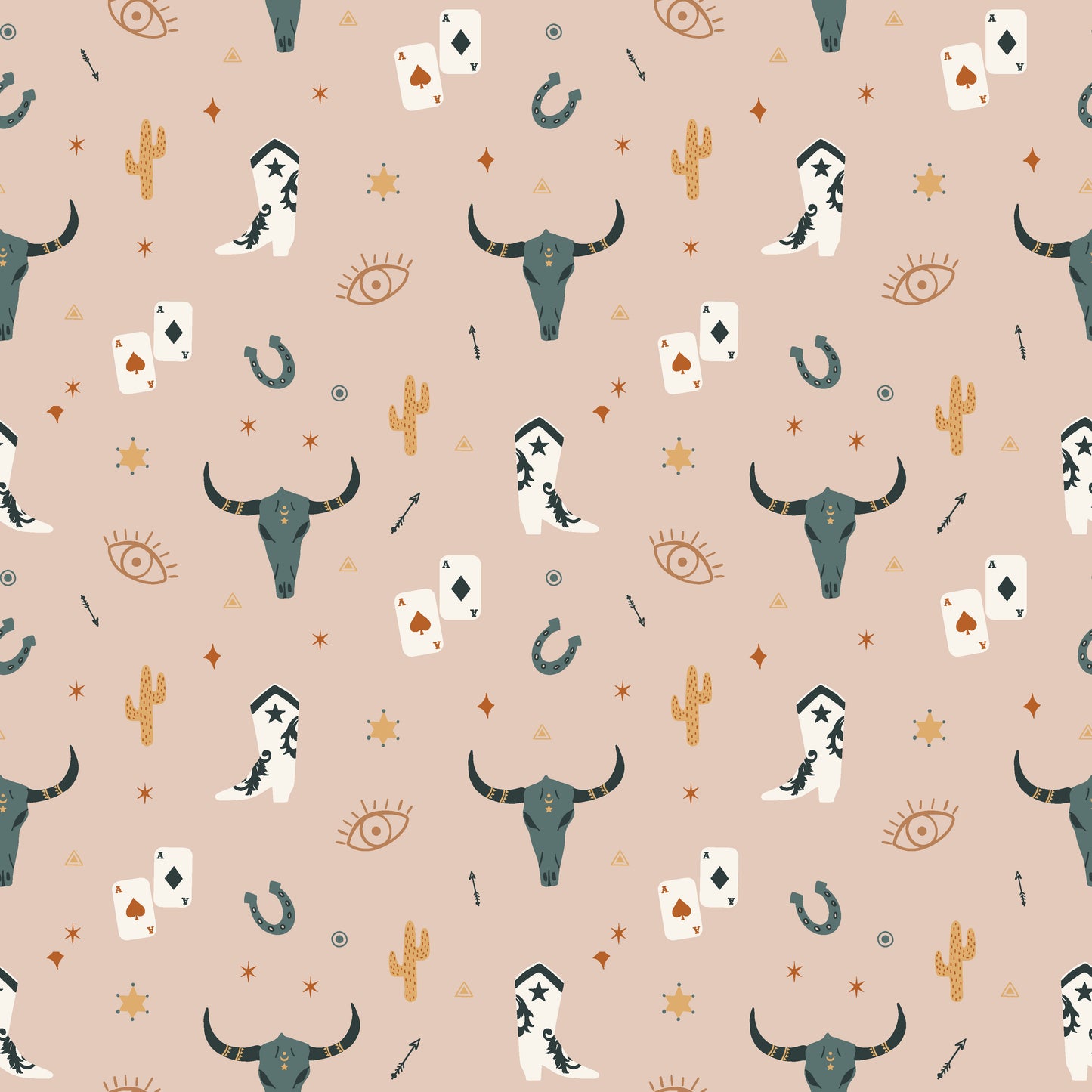 Wild West 12x12 Patterned Vinyl Sheet