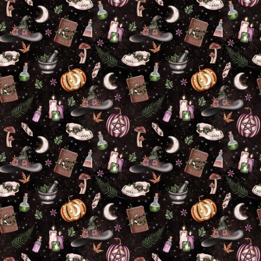 Woodland Witch 12x12 Patterned Vinyl Sheet