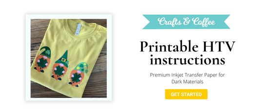Instructions for Premium Inkjet Transfer Paper for Dark & Light Materials - Print and Cut