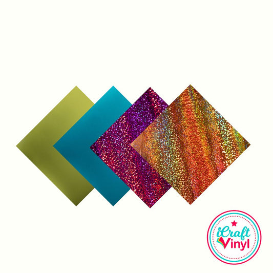 30 Sheet Metallic & Hologram Bundle