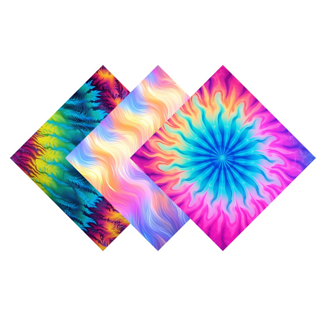 Tie-Dye Patterned Vinyl Pack