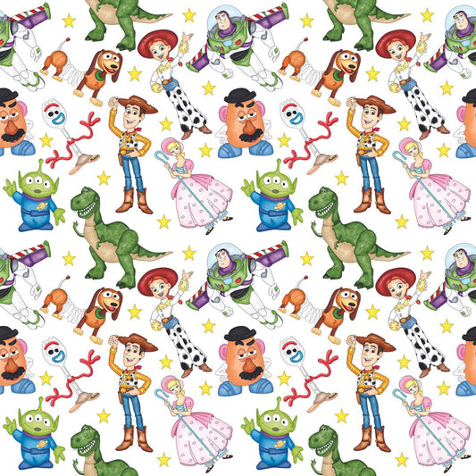 A Story About Toys 12x12 Patterned Vinyl Sheet