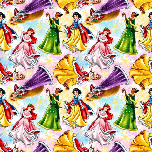 Winter Princesses 12x12 Patterned Vinyl Sheet