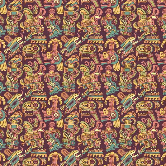 Abstract Aztec 12x12 Patterned Vinyl Sheet