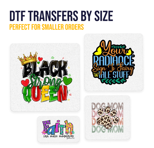 DTF Transfers By Size
