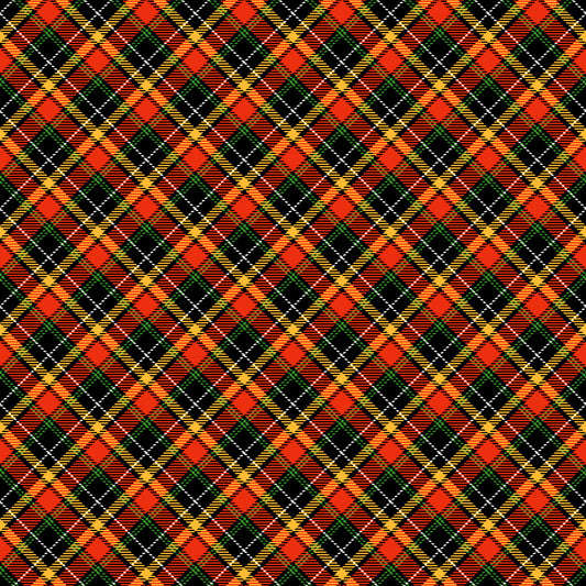 Kwanzaa Plaid 12x12 Patterned Vinyl Sheet