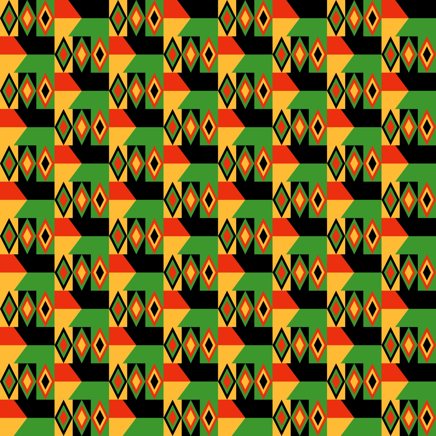 Kwanzaa V.2 12x12 Patterned Vinyl Sheet