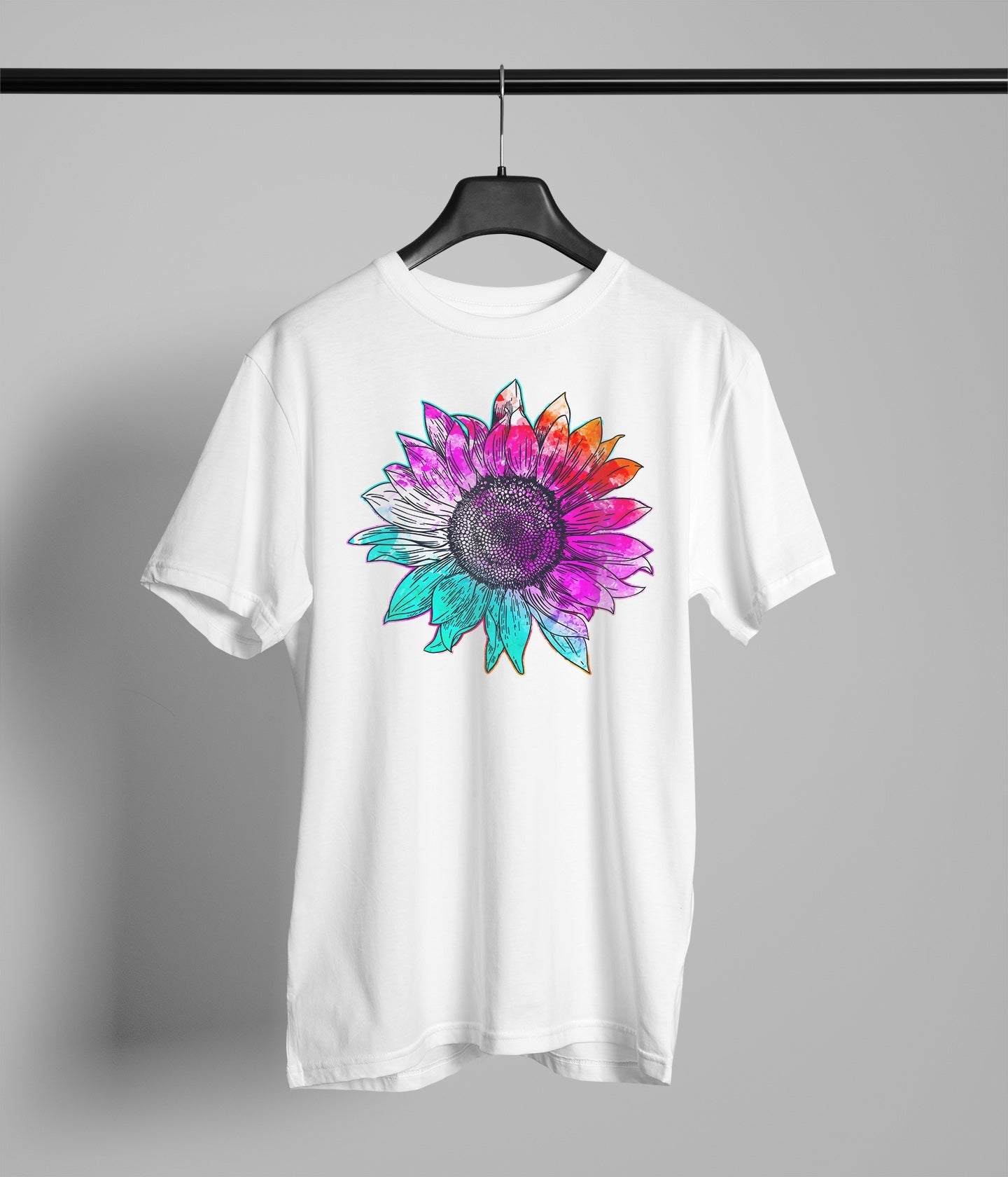 tie dye sunflower