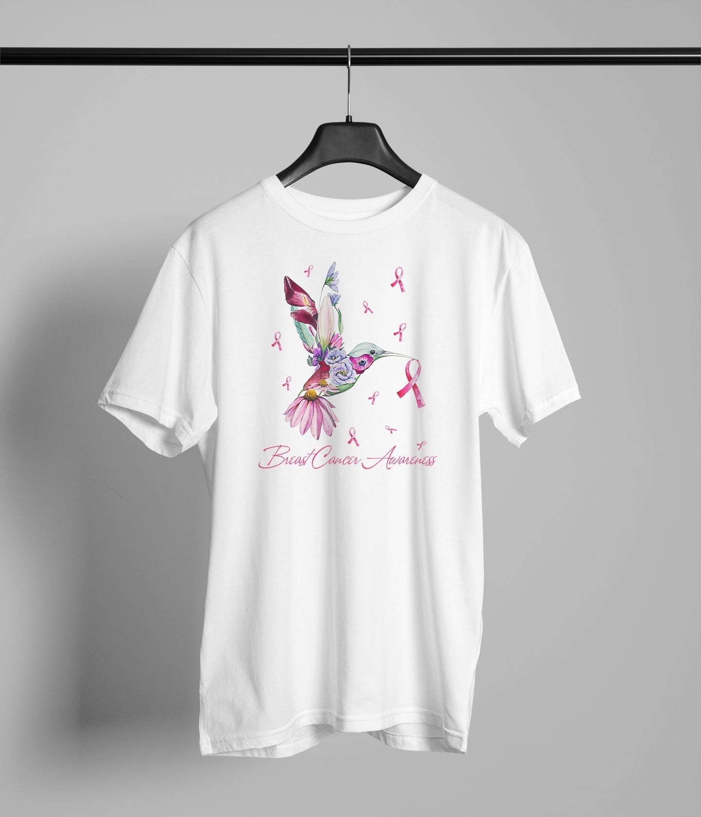 humming bird breast cancer awareness