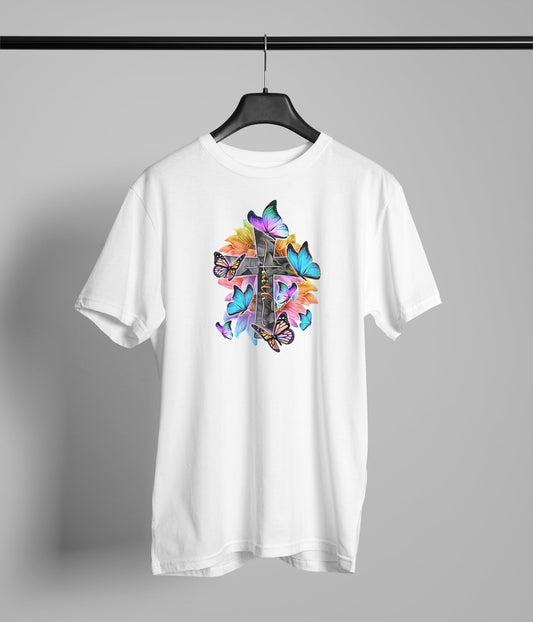 Faith butterfly cross
