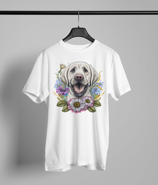 Adorable Floral Dog