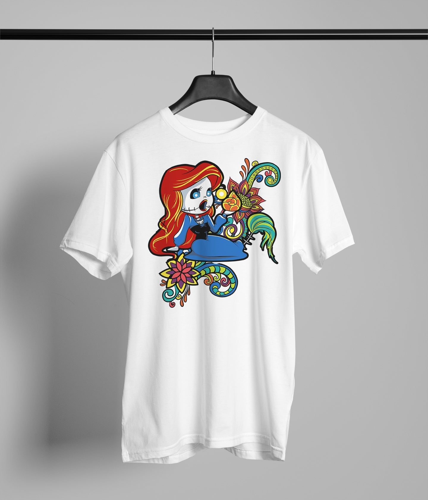 Zombie Princess With Abstract