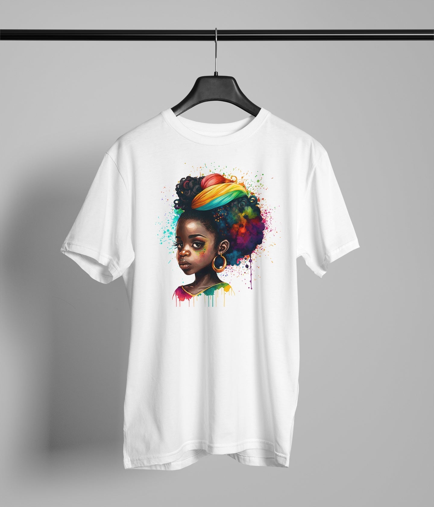 Colorful Little Girl