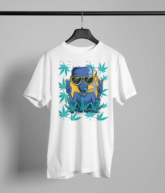 Alien Smoking Weed