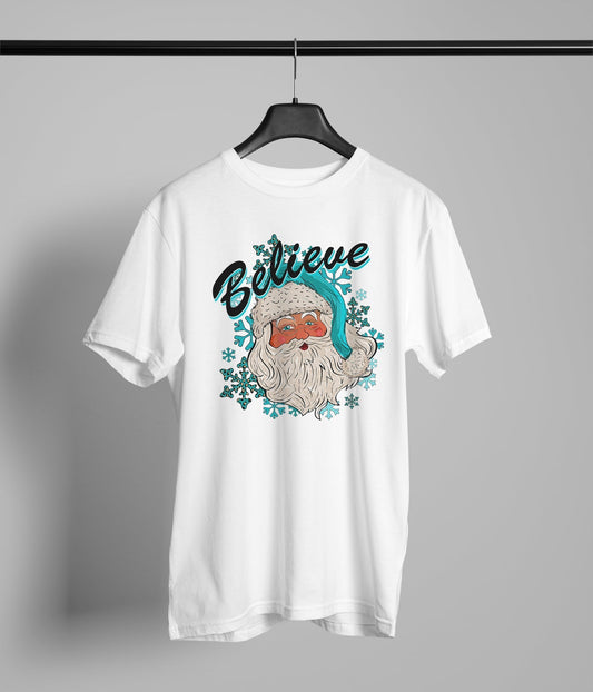 Believe Blue Santa