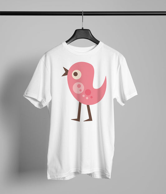 Pink Walking Bird